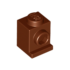 Reddish Brown Brick, Modified 1 x 1 with Headlight