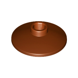 Reddish Brown Dish 2 x 2 Inverted Radar