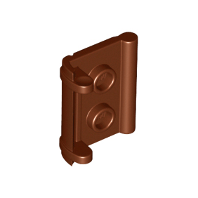 Reddish Brown Minifigure, Utensil Book Binding with 2 Studs