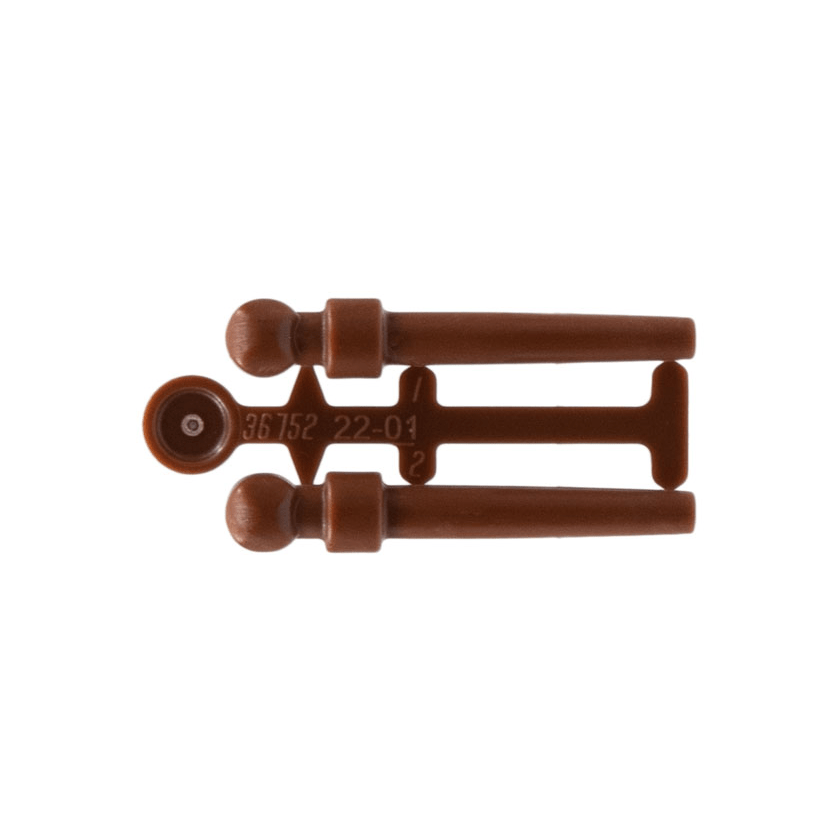 Reddish Brown Minifigure, Utensil Wand, 2 on Sprue