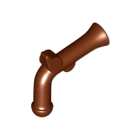 Reddish Brown Minifigure, Weapon Gun, Flintlock Pistol