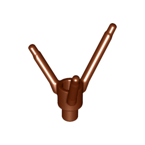 Reddish Brown Plant Flower Stem with Bar Holder, Bar, and 3 Stems
