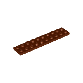Reddish Brown Plate 2 x 10