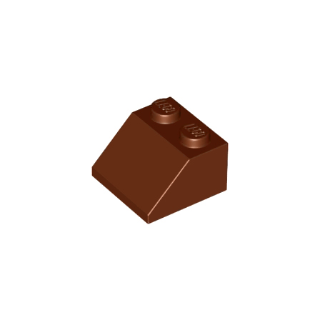 Reddish Brown Slope 45 2 x 2