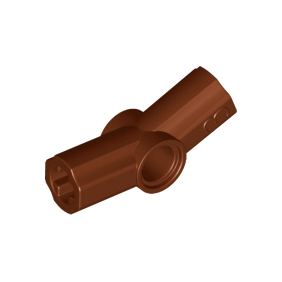 Reddish Brown Technic, Axle and Pin Connector Angled #3 - 157.5 degrees