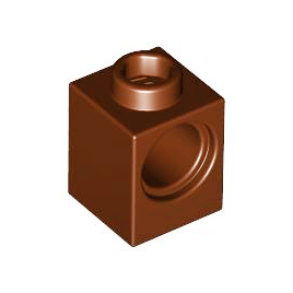 Reddish Brown Technic, Brick 1 x 1 with Hole