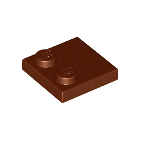 Reddish Brown Tile, Modified 2 x 2 with Studs on Edge
