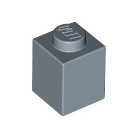 Sand Blue Brick 1 x 1