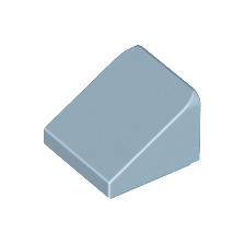 Sand Blue Slope 30 1 x 1 x 2/3