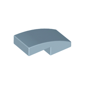 Sand Blue Slope, Curved 2 x 1 x 2/3