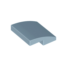 Sand Blue Slope, Curved 2 x 2 x 2/3