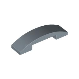 Sand Blue Slope, Curved 4 x 1 x 2/3 Double