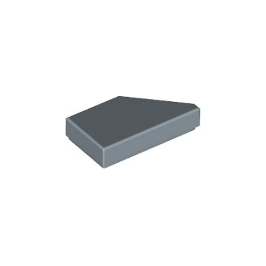 Sand Blue Tile, Modified 1 x 2 Wedge Left