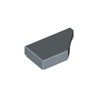 Sand Blue Tile, Modified 1 x 2 Wedge Right