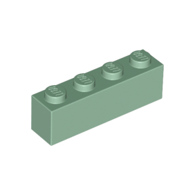 Sand Green Brick 1 x 4