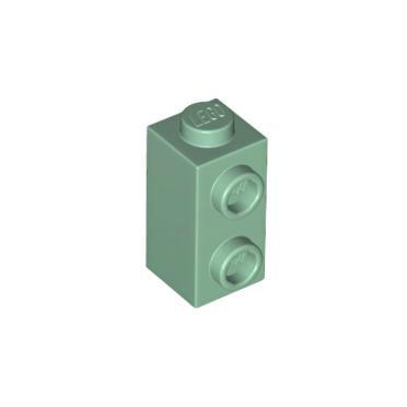 Sand Green Brick, Modified 1 x 1 x 1 2/3 with Studs on Side