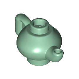 Sand Green Minifigure, Utensil Teapot