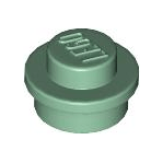 Sand Green Plate, Round 1 x 1