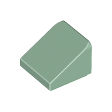 Sand Green Slope 30 1 x 1 x 2/3