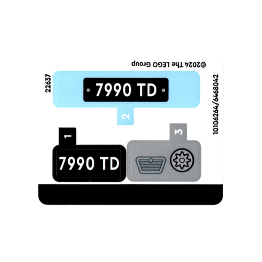 Sticker Sheet for Set 76424 - 10106264/6468042