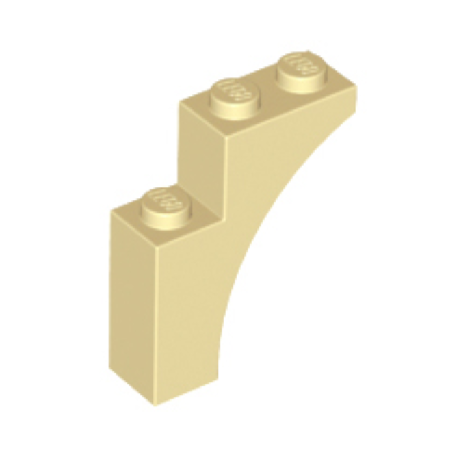 Tan Arch 1 x 3 x 3