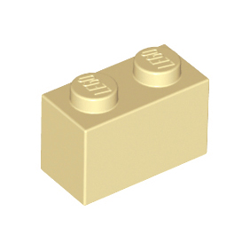 Tan Brick 1 x 2