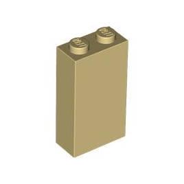Tan Brick 1 x 2 x 3