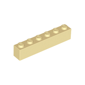 Tan Brick 1 x 6