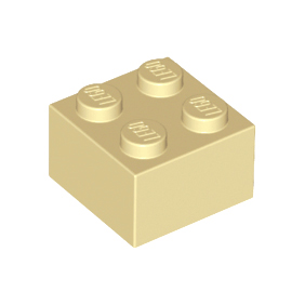 Tan Brick 2 x 2