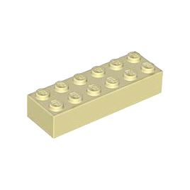 Tan Brick 2 x 6