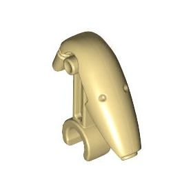 Tan Minifigure, Head, Modified Mechanical Plain SW Battle Droid