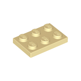 Tan Plate 2 x 3