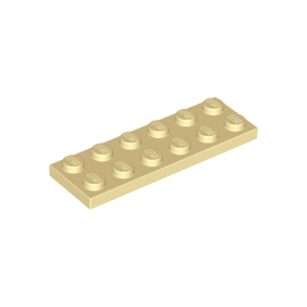 Tan Plate 2 x 6