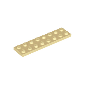 Tan Plate 2 x 8
