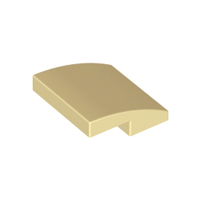 Tan Slope, Curved 2 x 2 x 2/3