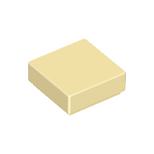 Tan Tile 1 x 1