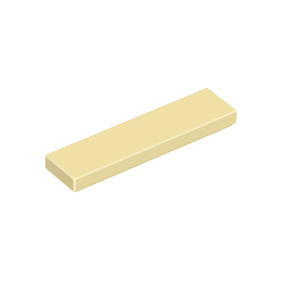 Tan Tile 1 x 4