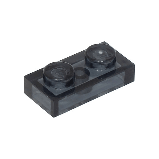 Trans-Black Plate 1 x 2
