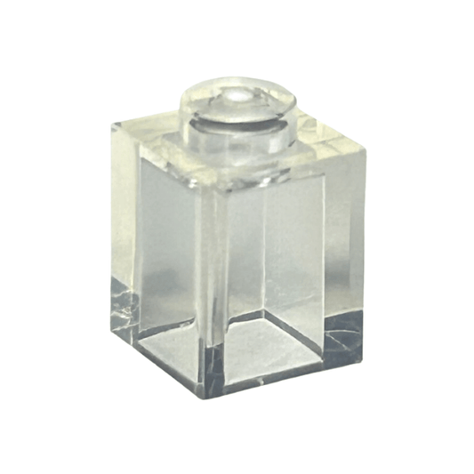 Trans-Clear Brick 1 x 1