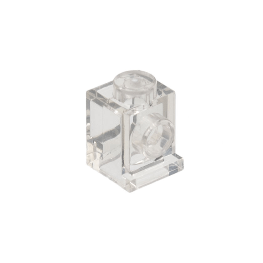 Trans-Clear Brick, Modified 1 x 1 with Headlight