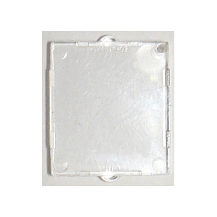 Trans-Clear Glass for Window 1 x 2 x 2 Flat Front