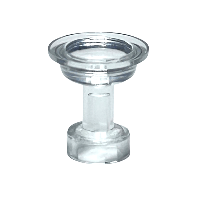 Trans-Clear Minifigure, Utensil Sherbet / Sundae Dish / Cocktail Glass