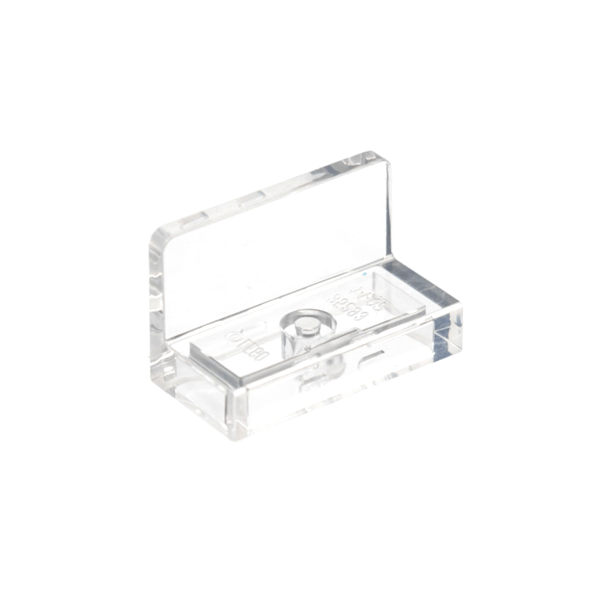 Trans-Clear Panel 1 x 2 x 1 with Rounded Corners