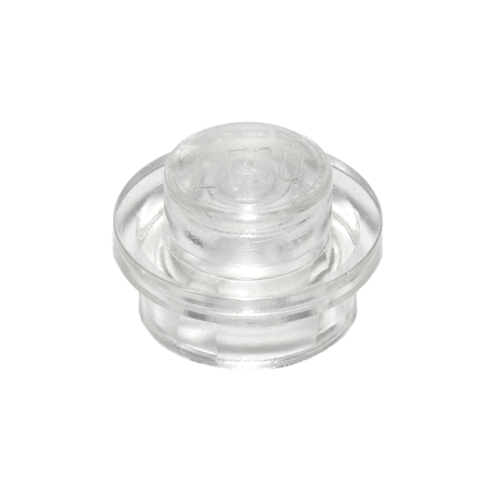 Trans-Clear Plate, Round 1 x 1