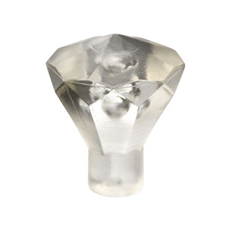 Trans-Clear Rock 1 x 1 Jewel 24 Facet