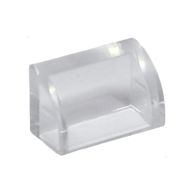 Trans-Clear Slope, Curved 1 x 2