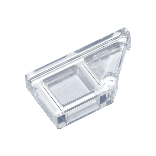 Trans-Clear Tile, Modified 1 x 2 Wedge Right