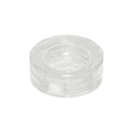 Trans-Clear Tile, Round 1 x 1
