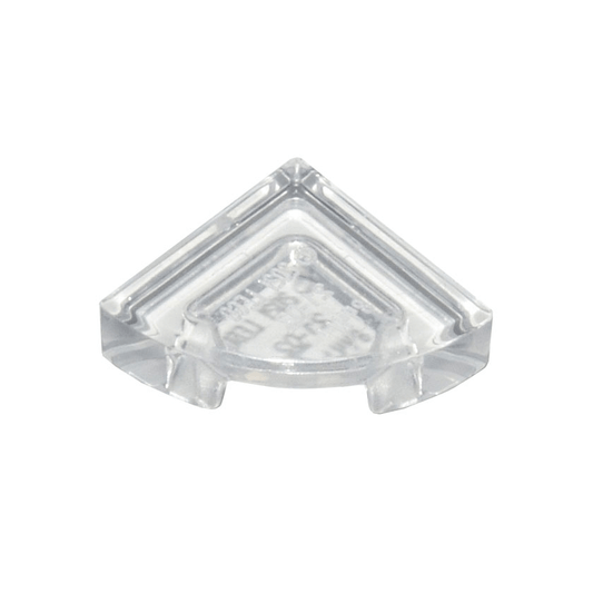 Trans-Clear Tile, Round 1 x 1 Quarter