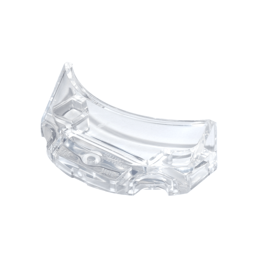 Trans-Clear Windscreen 2 x 4 x 1 Curved